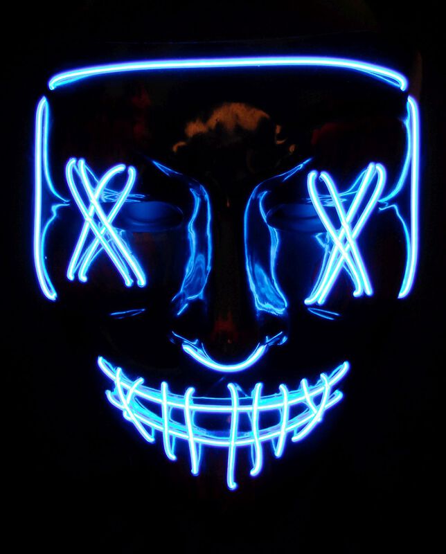 LED Horror Maske